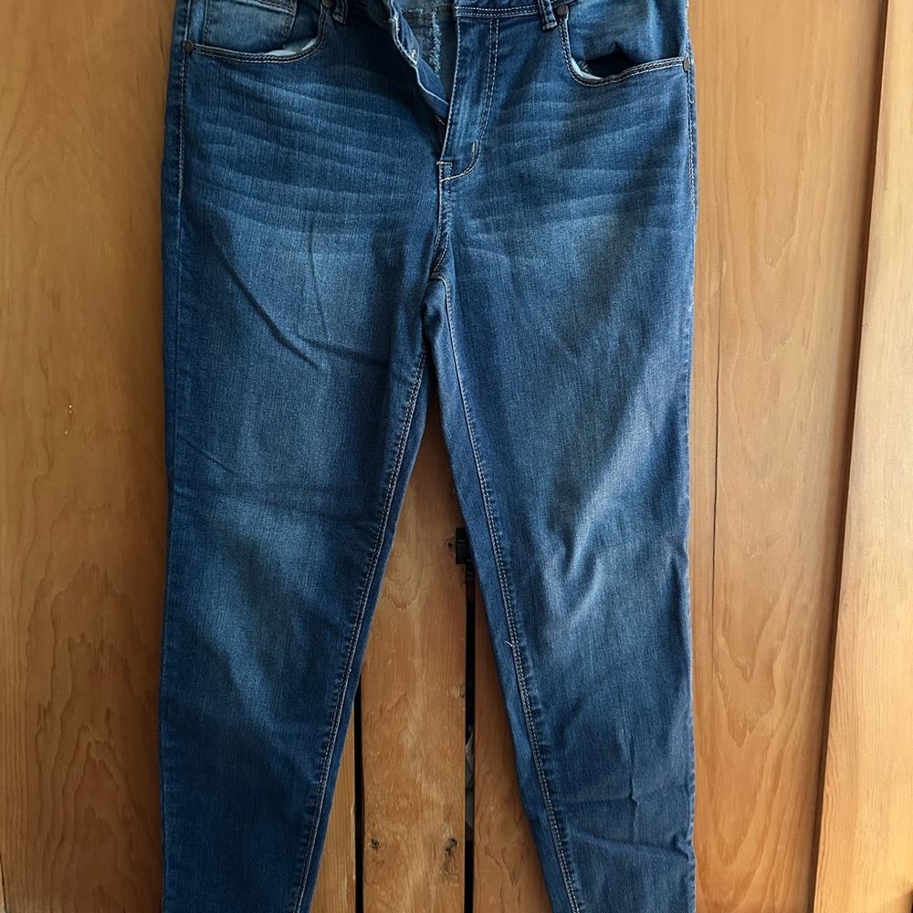 1822 Denim Women's Skinny Jeans in Deep Blue